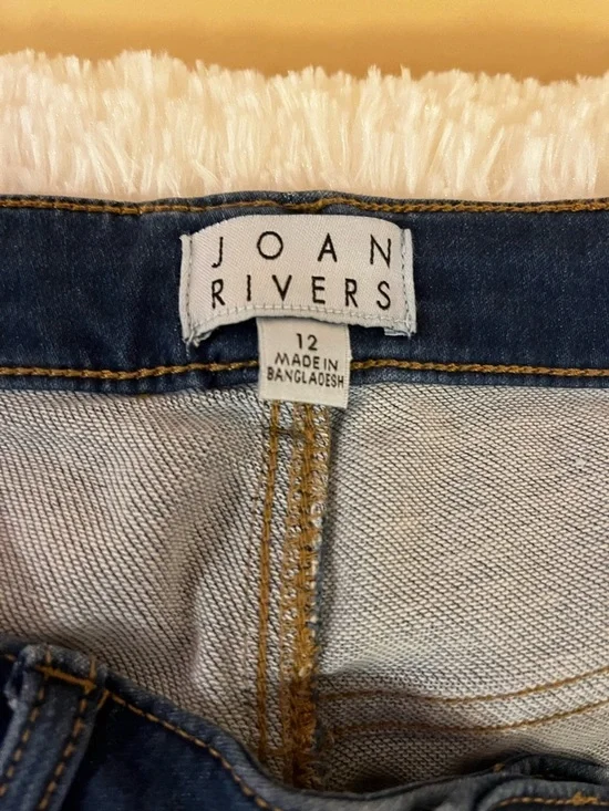 Joan Rivers Navy Skinny Stretch Jeans - Picture 2 of 4